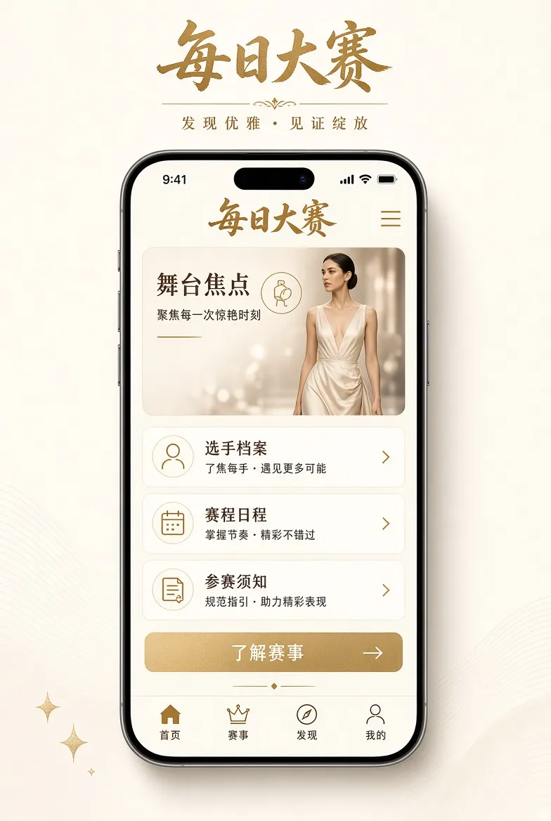 每日大赛APP内容视觉